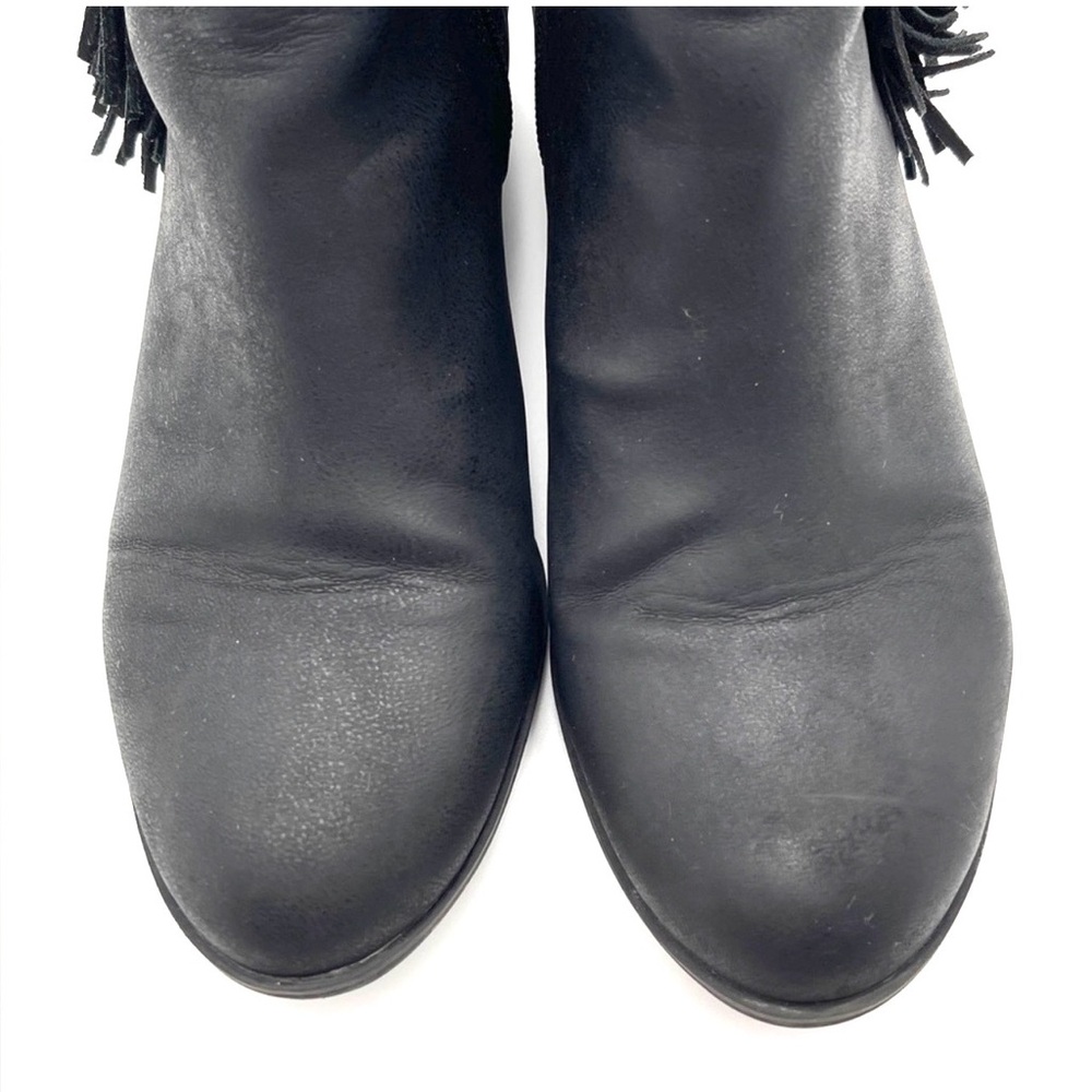 American Rag Black Ankle Boots with Fringe Size 9.5 - Picture 2 of 8